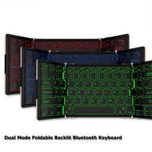 Load image into Gallery viewer, Aluminum alloy Portable Folding Bluetooth Keyboard