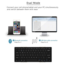 Load image into Gallery viewer, Aluminum alloy Portable Folding Bluetooth Keyboard
