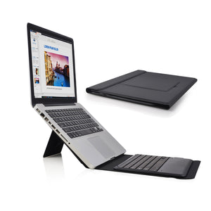 Vertical Notebook Stand with Wireless keyboard